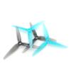 10 Pairs/20 Pieces For R38 Propellers 5.1 Inch 3 Impellers 2CW 2CCW Polycarbonate RC FPV Racing Drone(10 pairs Grey) view 1
