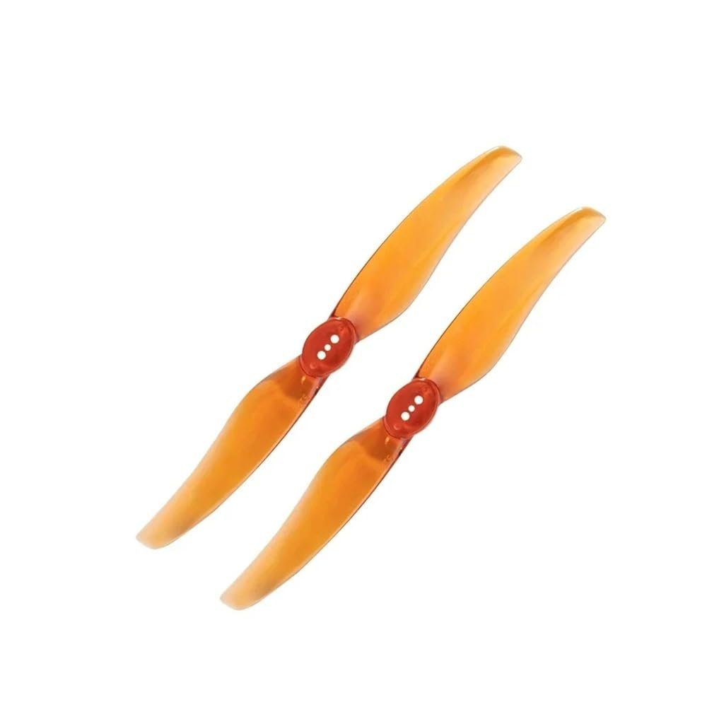 12pcs/6pairs For 5126 Propellers 5 Inch 2 Impellers CW CCW Propellers LR5126-2 RC Helicopter FPV Accessories Spare Parts(Orange 3 hole)