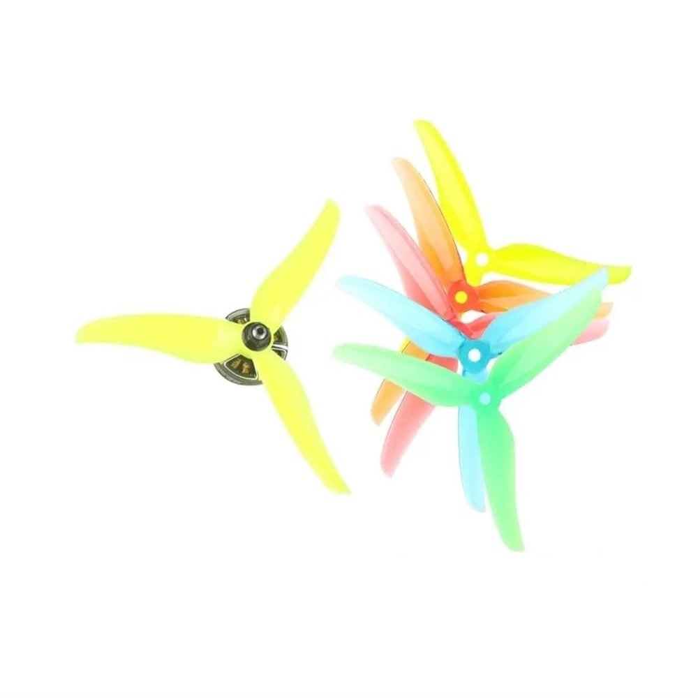 20pcs/10 Pairs For T5146 5146 3 Impeller Propeller CW CCW RC Drone FPV Racing Brushless Motor(Colorful)