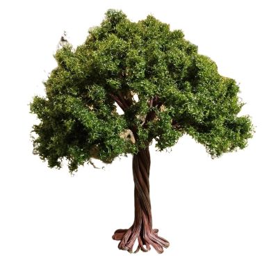 LZYXFP 1PCS Green Model Tree Highly 15 cm /17cm /20cm /25cm, Building Sand DIY Craft Model Materials. Miniature Model(15cm 1pc)