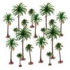 LZYXFP Height 6-15cm Coconut Palm Tree Model DIY Park Rainforest Train Railroad Decoration Building Landscape ature Tree 5Pcs(15cm 5pcs) view 1