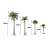 LZYXFP Height 6-15cm Coconut Palm Tree Model DIY Park Rainforest Train Railroad Decoration Building Landscape ature Tree 5Pcs(15cm 5pcs) view 2