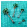 LZYXFP Height 6-15cm Coconut Palm Tree Model DIY Park Rainforest Train Railroad Decoration Building Landscape ature Tree 5Pcs(15cm 5pcs) view 3