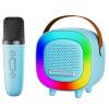 Mini Karaoke Machine Speaker for Kids Adults, Portable Bluetooth with 1 Wireless Microphones, Children's Day Birthday Gift Ideas for Toys for Teens Boys and Girls Aged 4, 5, 6, 7, 8, 9, 10, 11, 12+ view 1