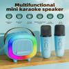 Mini Karaoke Machine Speaker for Kids Adults, Portable Bluetooth with 1 Wireless Microphones, Children's Day Birthday Gift Ideas for Toys for Teens Boys and Girls Aged 4, 5, 6, 7, 8, 9, 10, 11, 12+ view 2