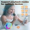 Mini Karaoke Machine Speaker for Kids Adults, Portable Bluetooth with 1 Wireless Microphones, Children's Day Birthday Gift Ideas for Toys for Teens Boys and Girls Aged 4, 5, 6, 7, 8, 9, 10, 11, 12+ view 4