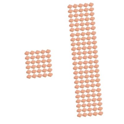 Garneck 80pcs Miniature for Landscaping Decor Square Shape Model Blocks for Creative Building and Crafts for Table Scenes and Dollhouse Accessories