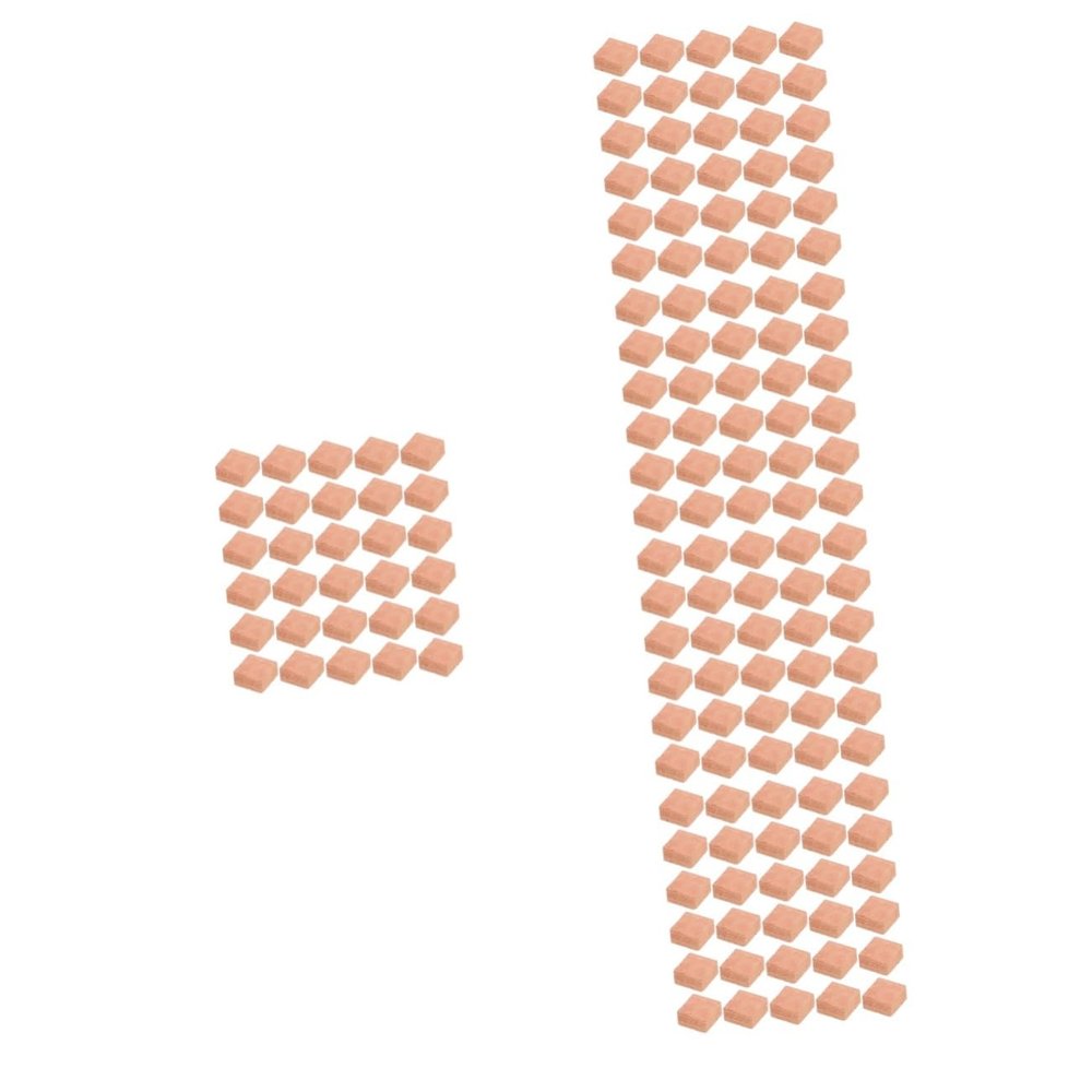 Garneck 80pcs Miniature for Landscaping Decor Square Shape Model Blocks for Creative Building and Crafts for Table Scenes and Dollhouse Accessories