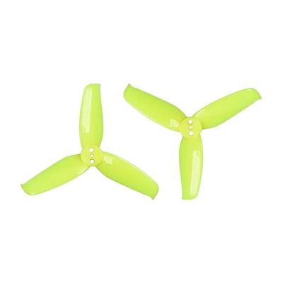 16pcs/8pairs For 2540 2.5x4 2.5" 3 Impeller Propellers With 1.5mm Mounting Holes, 1105 1106 Motors(2 packs Yellow)