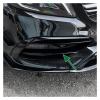 ABS Plastic Gloss Black Front Lip Spoiler Splitters Compatible For Benz A Class W176 A200 A250 A45 AMG 2016-2018 ABS Car Side Canards Trims view 3