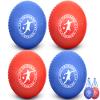 FATEUAER 10 Inch Kickball Set, Playground Ball with Carrying Bag, Dodge Balls for Kids and Adults, Bouncing Sport Handball and Toy Ball, Outdoor Rubber Balls Official Camps and Schools Play Ball view 1