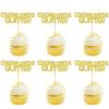 24 Pack 2026 Graduation Cupcake Toppers So Proud Of You Way to Go Class Of 2026 Cupcake Picks Congrate Grad for 2026 Graduation Theme Birthday Party Supplies view 1