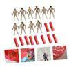 SUPVOX 10pcs Parachute Toys for Boys and Girls Outdoor Flying Soldiers Plaything Creativity Skills for Family Fun Activities view 4