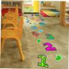 YARNOW 1set Cartoon Number Game Lattice Floor Decals for Boys and Girls Rooms Removable Nursery Stickers for Playroom and Bedroom Decor Bright Easy to Clean Fun Educational Play Decor view 3