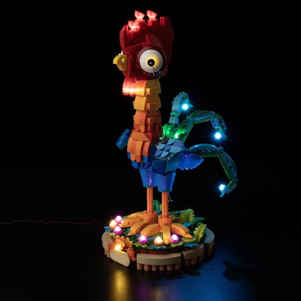 BrickSoul LED Light Kit Compatible with Heihei Leg0 43272 Set,Ultimate Lighting Solution to Brighten Your Building Block Creations,No Leg0 Blocks (Classic Version)