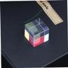 ABOOFAN Educational Optical Prism 3pcs Cube Glass Ideal for Boys and Girls School Science view 2