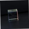 ABOOFAN Educational Optical Prism 3pcs Cube Glass Ideal for Boys and Girls School Science view 3