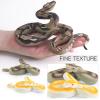 10PCS 5Inch Solid Realistic Boa Constrictor Figurine Python Figurine Snake Figures For Kids Cobra Life Cycle With Leaves Model Diorama Supplies Birthday Party Favors Cake Topper For Boys Girls Kid view 2
