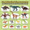 Drefirsa Dinosaur Toys for Kids 3-5 5-7, 14PCS Big Realistic Dinosaur Figure Set with 6 Jumbo & 8 Small, Educational Toddler Dino Toys for Boy & Girl Party Favor, Birthday Gift, Cake Decoration view 3