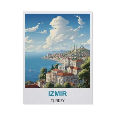 1000PcsIzmir Turkey Vintage Travel PostersJigsaw Adult Decompression Game Puzzle Students Toy for Children Christmas Birthday Gifts50x70cm-CA44