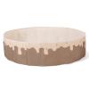 GOGOSO Foldable Ball Pit for Toddlers Large Foldable Puppy Dogs Cats Baby Infant Kids Portable Corner Ball-Pit Big Pop Up Collapsible Soft Play Tent Indoor Outdoor (Balls no Include) Beige Doughnut view 1