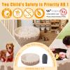 GOGOSO Foldable Ball Pit for Toddlers Large Foldable Puppy Dogs Cats Baby Infant Kids Portable Corner Ball-Pit Big Pop Up Collapsible Soft Play Tent Indoor Outdoor (Balls no Include) Beige Doughnut view 4
