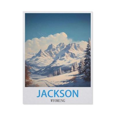 1000PcsJackson Wyoming Vintage Travel PostersJigsaw Adult Decompression Game Puzzle Students Toy for Children Christmas Birthday Gifts50x70cm-BW84