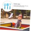 BCOATH Colorful Sand Digging Toys Set for Boy Girl Gardening Tools with Giraffe Design Playthings for Toddlers to Explore and Create Sandbox view 4