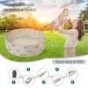 GOGOSO Foldable Ball Pit for Toddlers Large Foldable Puppy Dogs Cats Baby Infant Kids Portable Corner Ball-Pit Big Pop Up Collapsible Soft Play Tent Indoor Outdoor (Balls no Include) Beige Smile view 2