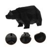 Abaodam Bear Shaped Resin Money Box Cute Black Saving Pot for Boys and Girls Teens Stylish Desktop Decoration Encourages Saving Fits Standard view 3