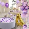 Heopeis Star Ball Pit Balls for Toddlers Ball Pits, 500 Ball Pit Ball Star Shapes for Kids, Boys Girls Bounce House, Play Tent, Baby Pool, Party Decoration(Purple) view 2