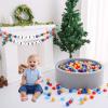 Heopeis Star Ball Pit Balls for Toddlers Ball Pits, 200 Ball Pit Ball Star Shapes for Kids, Boys Girls Bounce House, Play Tent, Baby Pool, Party Decoration(Classic Blue Red) view 2