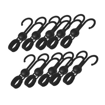 Abaodam 10pcs Heavy-Duty Stroller Hooks Durable Carabiner Clips for Shopping Bags Compatibility for Strollers Bicycles and Electric Vehicles