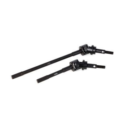 LCX Racing 1/6 RC Crawler Hard Steel Heavy Duty AR90 Front Rear Axle Internal CVD Drive Shaft Set for RC Car Axial SCX6Upgrades Parts Accessories (Front Axle)