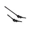 LCX Racing 1/6 RC Crawler Hard Steel Heavy Duty AR90 Front Rear Axle Internal CVD Drive Shaft Set for RC Car Axial SCX6Upgrades Parts Accessories (Front Axle) view 4