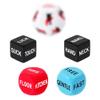 Dice Set for YSults Funny Dice Game for Anniversary Valentines Day Wedding Gift,Friends Game Choices Black view 1