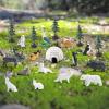 20PCS Arctic Polar Toy Set and Snow Tree Arctic Animals Toys with Igloo,Caribou,Penguin,Walrus Figurines for Cake Toppers Birthday Gifts Preschool Educational Diorama Project view 4