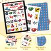 CTLHKY Racing Bingo Games Cards, Race Car Activity Bingo Cards, Race Car Theme Party Game Decor, Racing Lover Men Family Games, Game Sets for Adults Large Group, Birthday Party Activity Supplies -A06 view 3