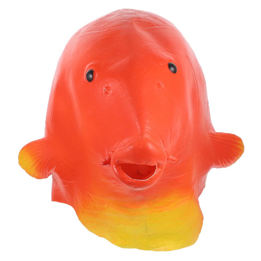 Alipis Carp Headgear Full Realistic Mask for Halloween Carnival and Cosplay Parties Costume Mask for Themed Events and Festive Decor
