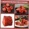 Abaodam 6pcs Vegan Roast Beef Model Fake Food Decor for Kitchen Restaurant and Museum view 3