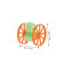 LIOOBO 50pcs Lovely Wheeled Tumbler Toys Developmental Play for Boys and Girls Portable Fun Tumbler Wheel Toy Social Interaction view 2