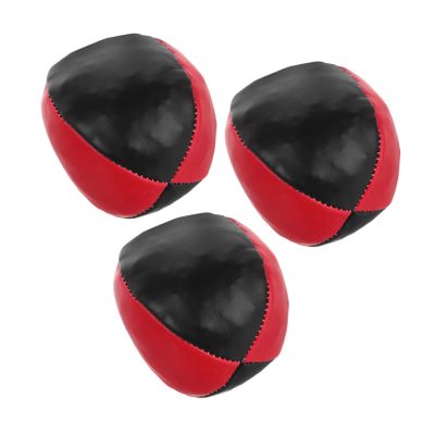 Abaodam 3pcs Juggling Balls for Boys and Girls Mini Juggling Balls Black and Red for Beginners and Stage Performances Engaging Educational Toy for Boy Girl and Adults