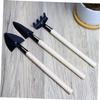 Gogogmee 1set Mini Gardening Tools for Boys and Girls Lightweight Wooden Handle Gardening Tools for Transplanting Flower Vegetable Planting to Parent Relationship view 3