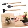 Gogogmee 1set Mini Gardening Tools for Boys and Girls Lightweight Wooden Handle Gardening Tools for Transplanting Flower Vegetable Planting to Parent Relationship view 4