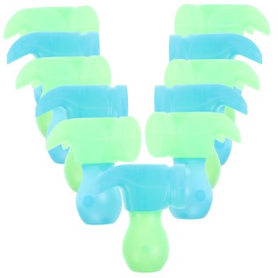 BESPORTBLE 20pcs Luminous Radish Hammer Stick Gravity Massage Toy for Boys and Girls Fun Relief Light-up Feature for Playtime and Decompression Activities
