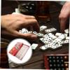 BESPORTBLE 1set Portable Mini Mahjong Set Lightweight Travel Mahjong Kit for Family Gatherings and Parties Storage Box for Home and Outdoor Use view 2
