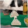 BESPORTBLE 1set Portable Mini Mahjong Set Lightweight Travel Mahjong Kit for Family Gatherings and Parties Storage Box for Home and Outdoor Use view 4
