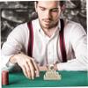 BESPORTBLE Chinese Mahjong Game Set Portable Mahjong Table 144 Tiles Storage Bag for Travel Home view 2