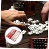 BESPORTBLE Chinese Mahjong Game Set Portable Mahjong Table 144 Tiles Storage Bag for Travel Home view 3
