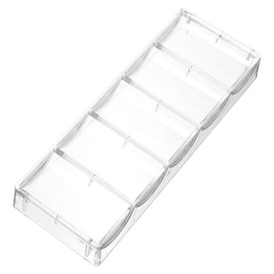 KESYOO Poker Chip Organizer Tray for Poker Chips and Cards Transparent Design for Easy Access and Organization